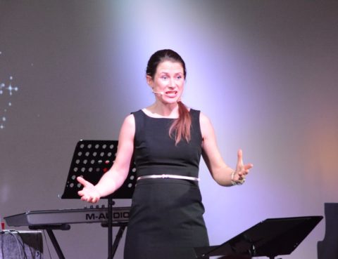 Julaften 2017. Pastor Maria Morfjord taler.