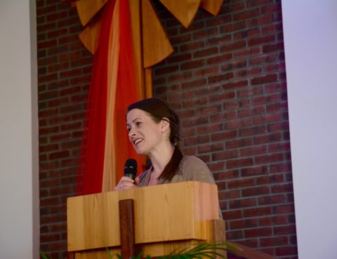 1. påskedag, gudstjeneste 1. april 2018. Maria Morfjord leder.