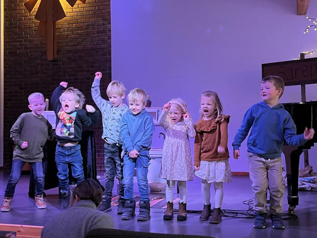 Barnekoret Voice of Joy synger på Alle sammen-gudstjeneste søndag 4. februar.